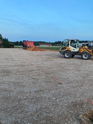 Tragschicht Reitplatz