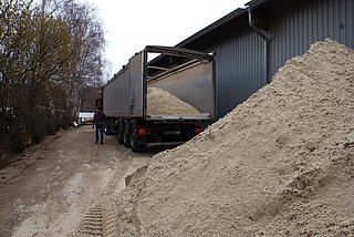 Anlieferung Tretschicht