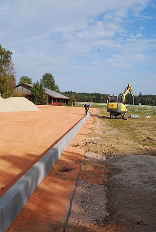 Randeinfassung Reitplatz